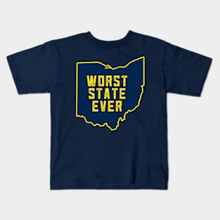 Ohio Worst State Ever #1 Kids T-Shirt